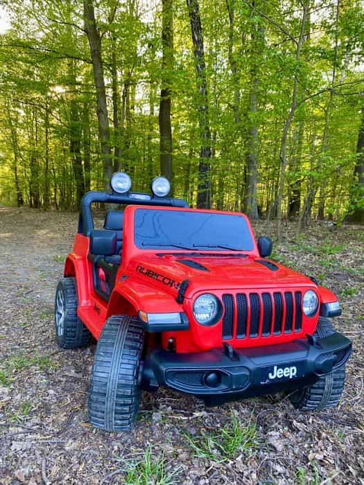 Samochód akumulatorowy - Jeep Wrangler Rubicon Red