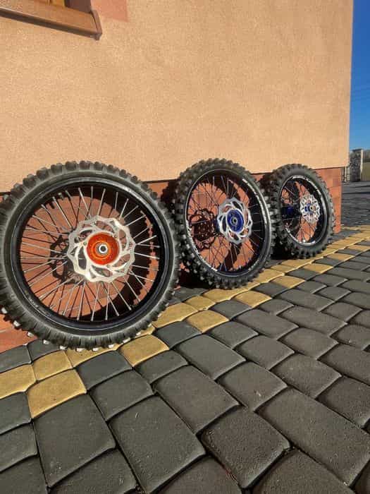 Koła felgi dla KTM 65 SX (DUŻE KOŁA)SM Pro Platinum + Opony 14/17
