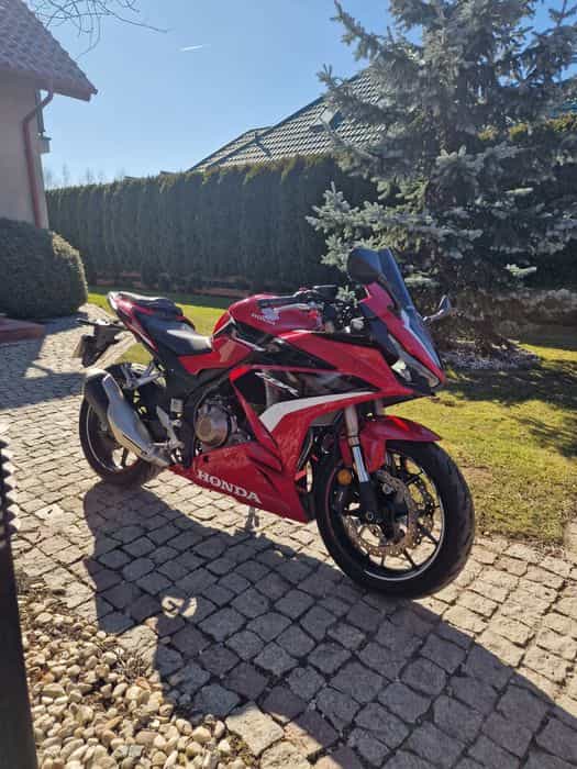 Honda CBR 500 R 2022 r. 7tyś km polift upside-down, 2 tarcze, ABS, A2