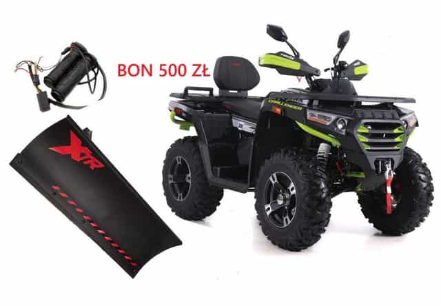NOWY Quad Asix Challenger 300 PŁUG  2-osobowy homologacja F VAT