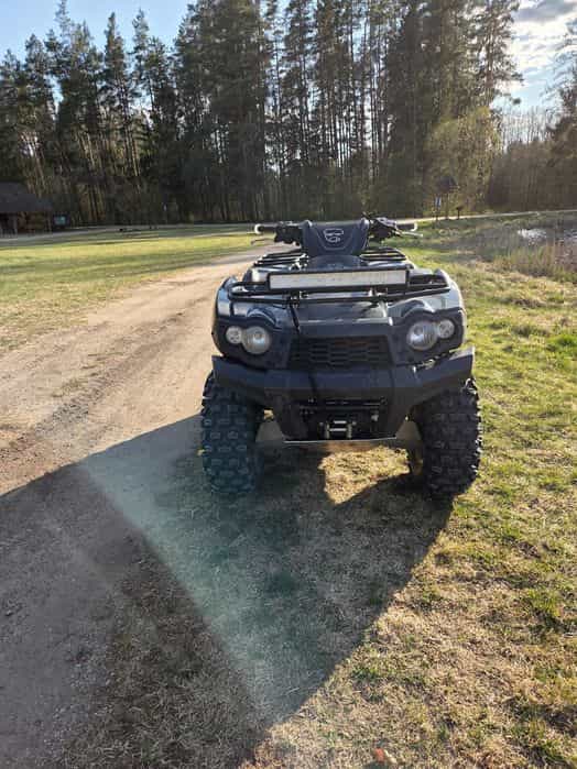 Kawasaki Brute Force 750. Zarejestrowany