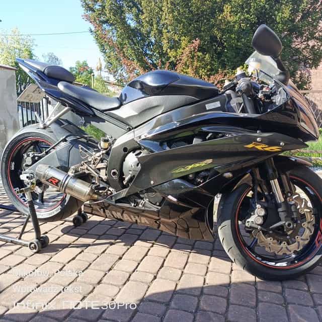 Yamaha R6 2006 przebieg 60 tys bez wkladu, przygotowany do sezonu