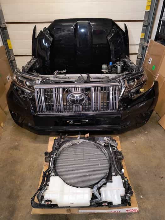 Przód kompletny Zderzak maska pas lampa  Toyota Land Cruiser J150 lift