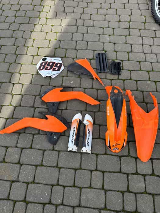 komplet blotnik oslona boczek plastikow boczki ktm sx 85 r 13-17