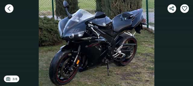 Yamaha r1 1000. Cała na części. Kompletna.