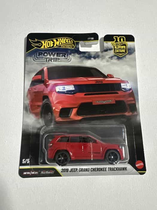 Hot wheels premium 2019 jeep grand cherokee trackhawk power trip