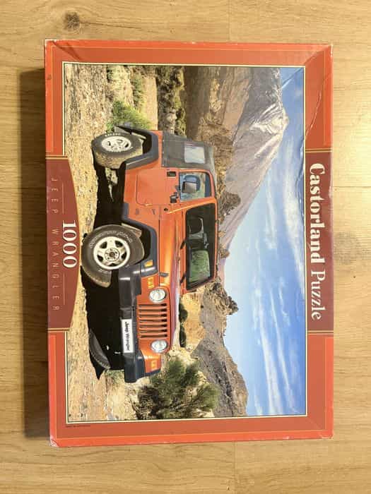 Puzzle 1000 el. Jeep Wrangler Castorland stan bdb