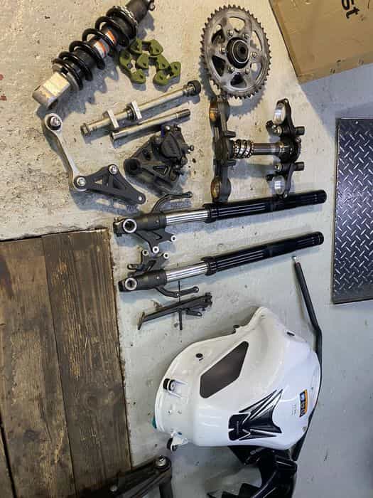 Części Kawasaki Z900 koła bak lagi półka