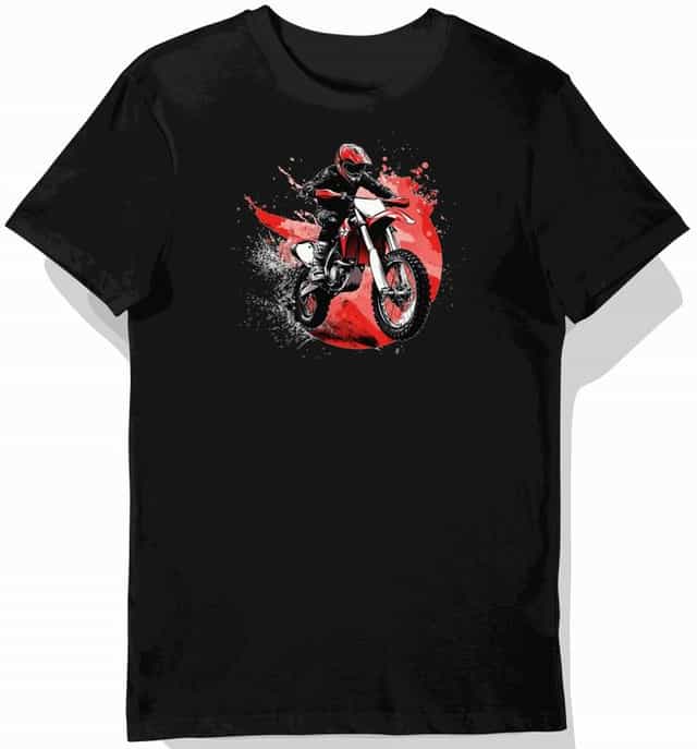Koszulka męska czarna Inspirowana Wyścigami GasGas MC 250F XL