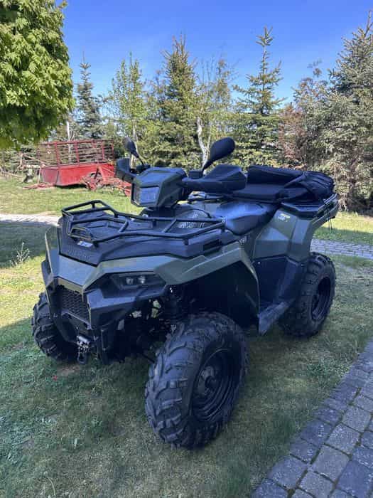 POLARIS SPORTSMAN 570 EPS 2023r Zarejestrowany Led wyciągarka kufer 4x4 wspomaganie