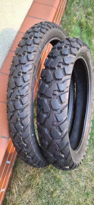 opony 120/80-18 + 80/100-21 suzuki DRZ 4S