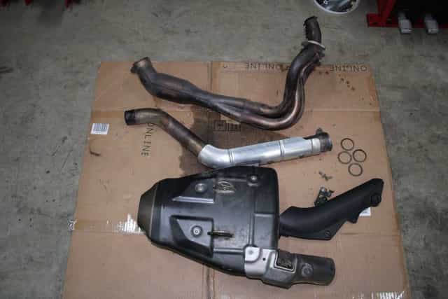 Wydech Tłumik Kolektory Osłony Kawasaki ZX6R 636, 05-06 Ninja