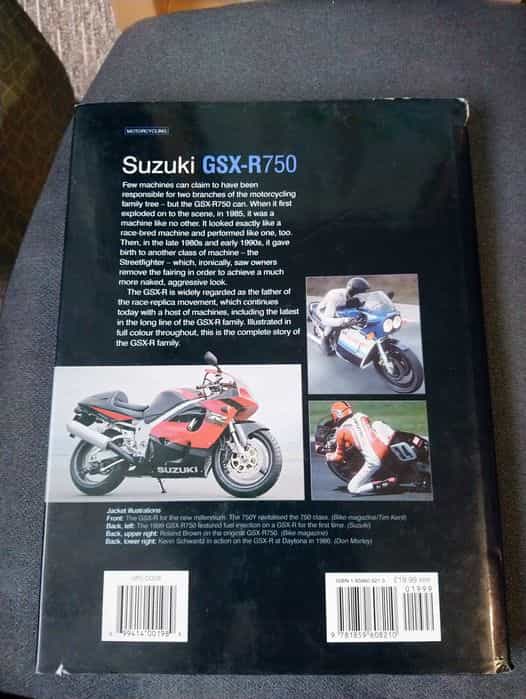 Książka Historia Suzuki GSXR 750 Haynes GSX-R olejak od 1984r
