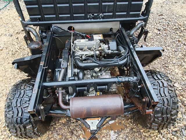 Wydech Kawasaki Mule 4010 Diesel 3010 Serwis części Naprawa Silnik wał