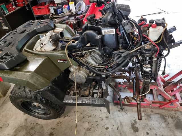 SILNIK CZĘŚCI wał Zwrotnica Głowica Polaris Sportsman Hawkeye 300 400