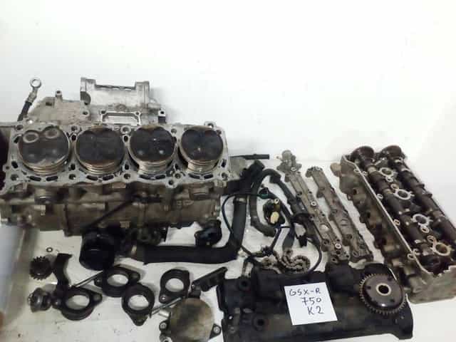 Suzuki gsxr 750 k1 k2 k3 gsx r silnik na części kartery cylindry tłoki