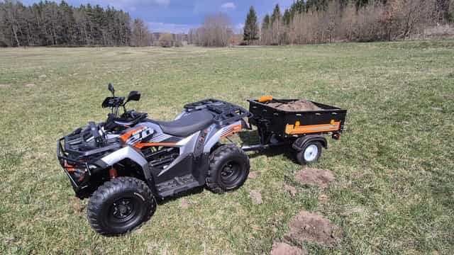 Čtyřkolka Goes Cooper 200 + přívěs + kufr – výborný stav