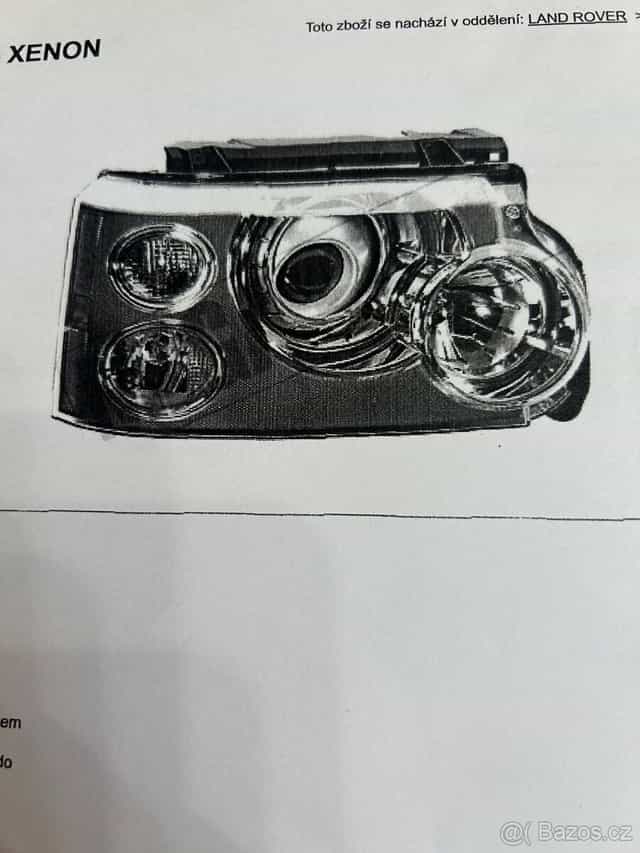 Nová přední světla na Land Rover, range rover