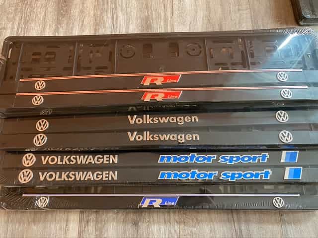 Podložky pod RZ - SPZ VW Volkswagen - sada 2ks