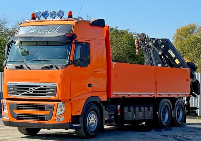 Volvo FH 460 - 6x4 - Valník + HR-HIAB 377 E-7 HIPRO
