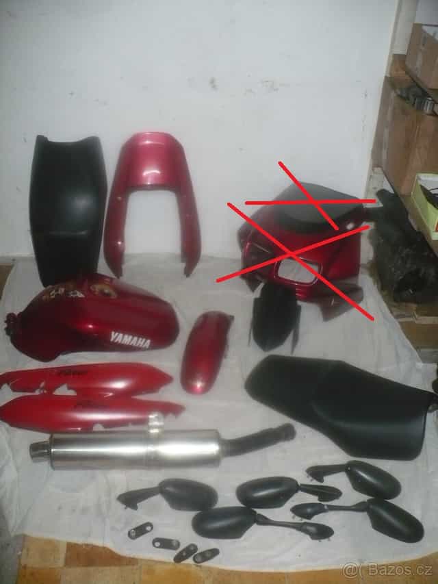 Yamaha FZS 600 Fazer r. 98-02-díly ze dvou motorek