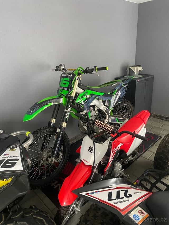 Kawasaki KX 250f + Honda CRF 110