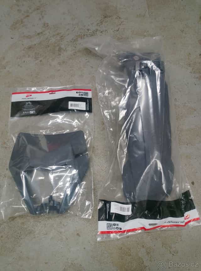 Nové KTM plasty maska-blatník