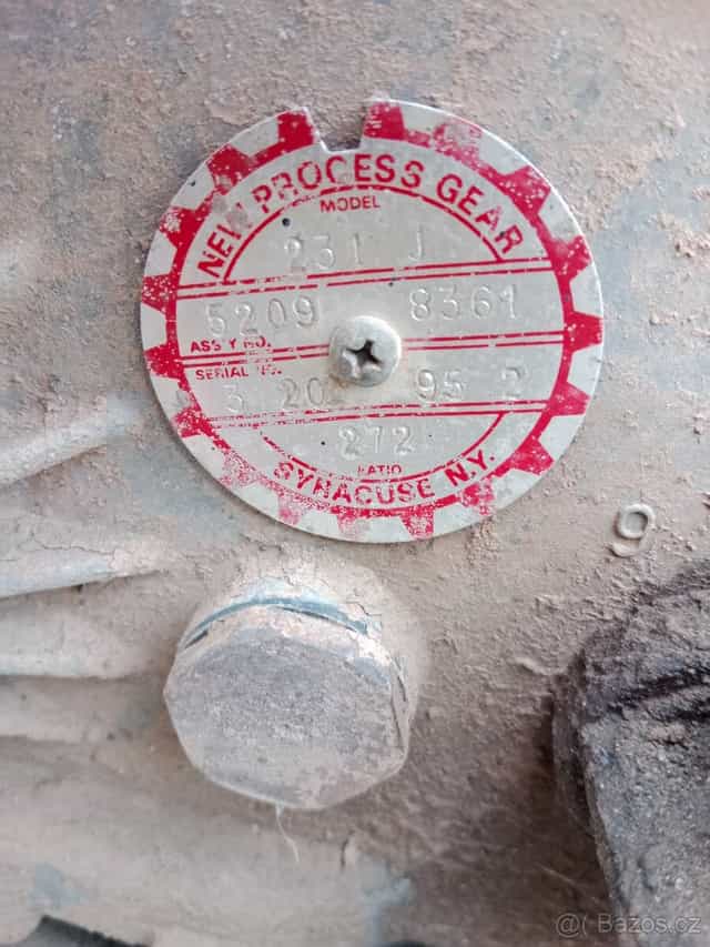 Přídavná převodovka Wrangler yj