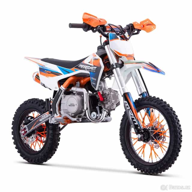 Pitbike MiniRocket DK125 14/12 el startér, řazení se spojkou