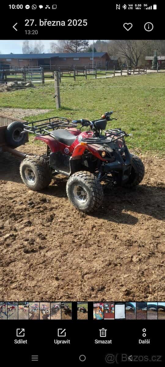 Elektrická čtyřkolka hecht