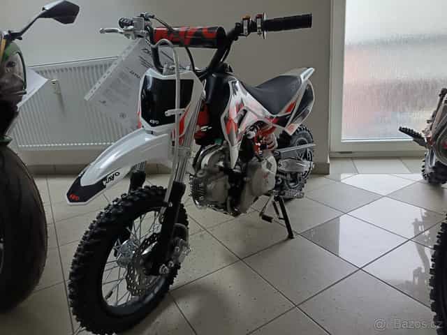 KAYO pitbike TS 90 12"/10" el. startér černo-oranžovo-bílá
