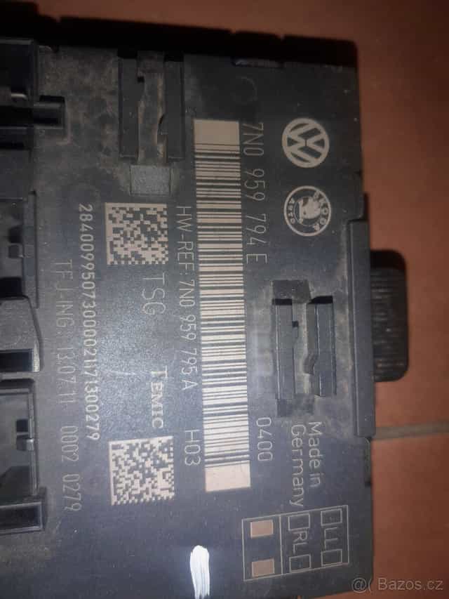Vw Sharan řídící jednotka P Z dveří 7N0959794E
