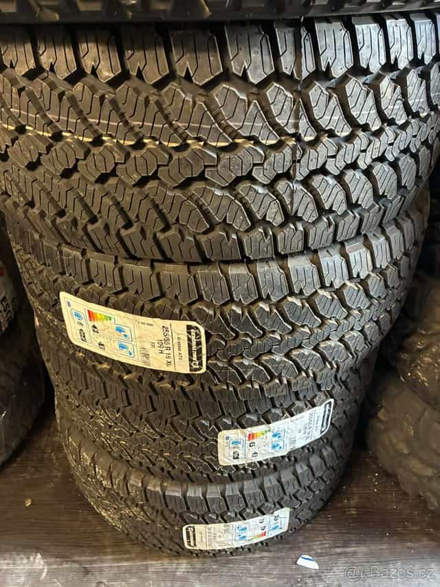 Prodám 4x pneu General Grabber AT3 255/55r18 XL