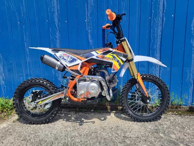 Pitbike APAQ 125ccm XB27 14/12 E-START poloautomat  zelený