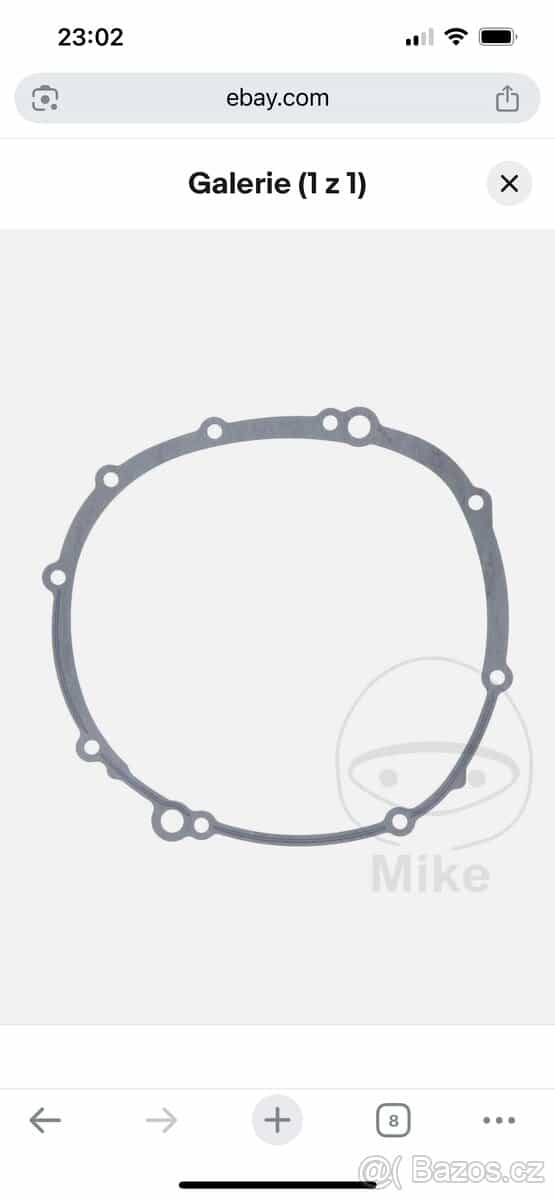 BMW S1000RR těsnění spojky