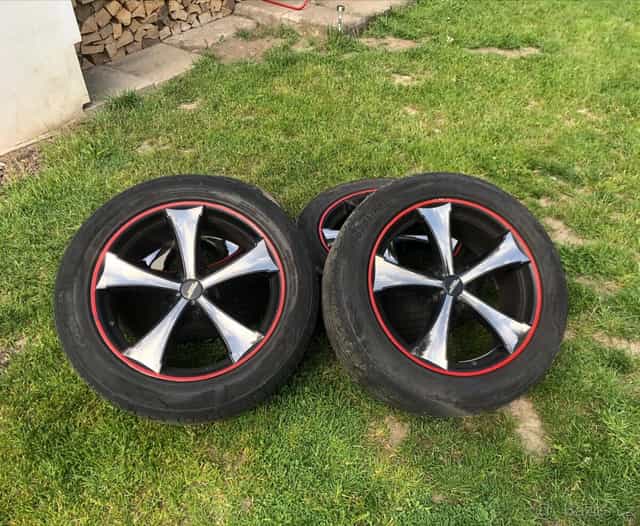 ALU kola 5x120 R19 255/50 ET 40 8,5J letní pneu