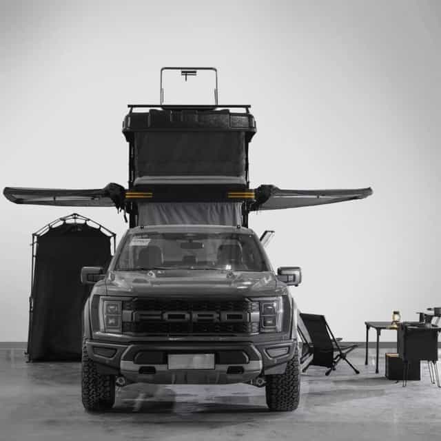 dvoupatrový elektrický autostan na Pickupy RAM, F150, Tundra