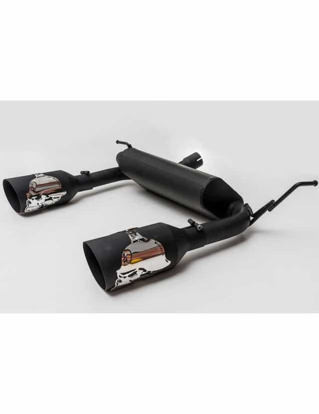 dvojitý výfuk na Jeep Wrangler JK, 3.6 V6, 2007-2016