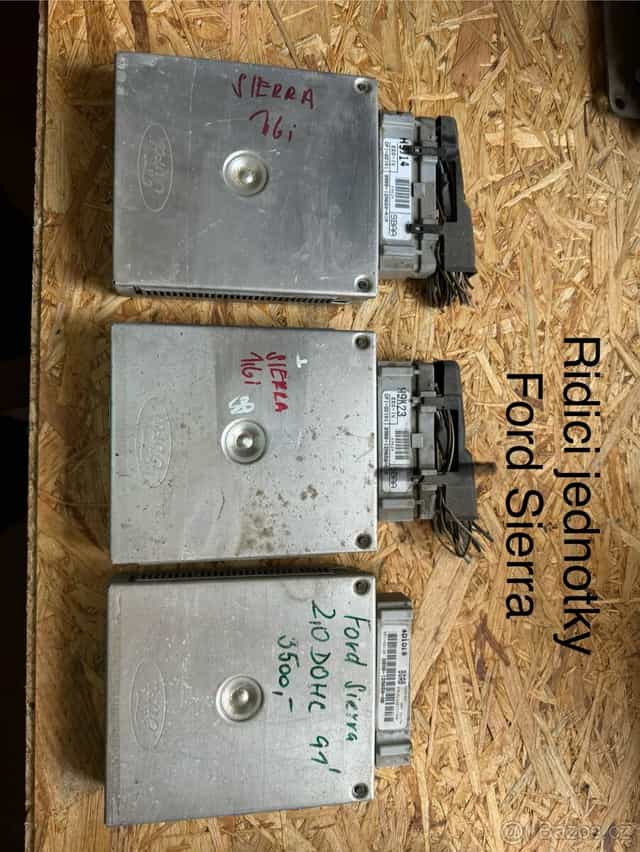 Ford Sierra Řídící jednotky a světlomety