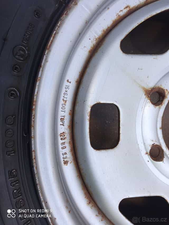 Prodám ocelový disk R15x6J 6x139.7