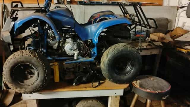 detská ctyrkolka 125 ccm na dodelani