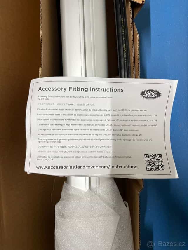 Zahrádka na auto - RANGE ROVER VELAR CROSS BARS