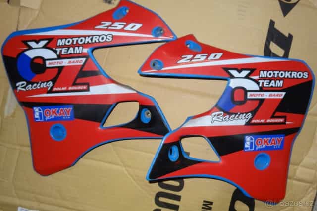 Motokros nádrž se spoilery