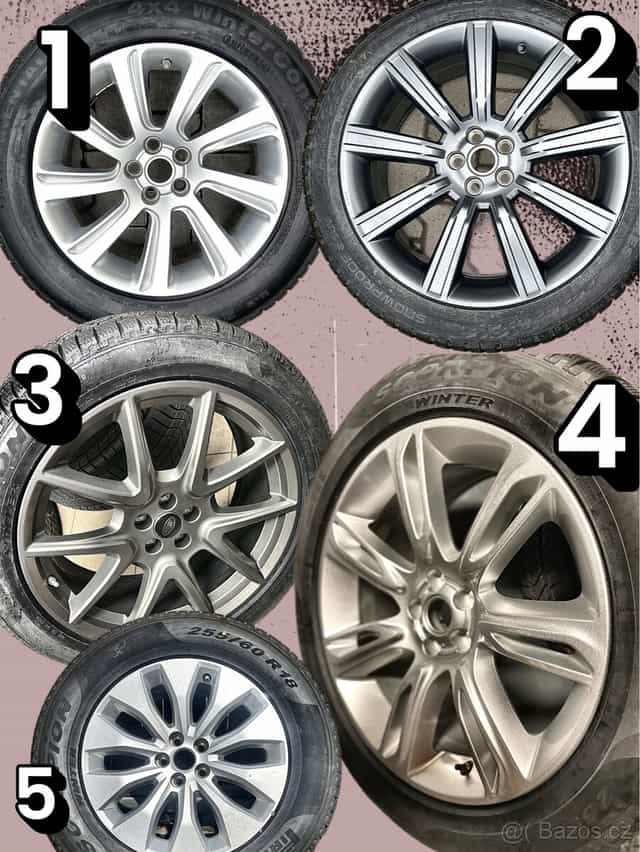 LAND ROVER / RANGE ROVER KOLA 5x108 – ZIMNÍ SADY