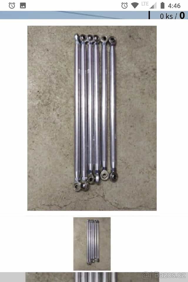 Can am maverick X3 tyče