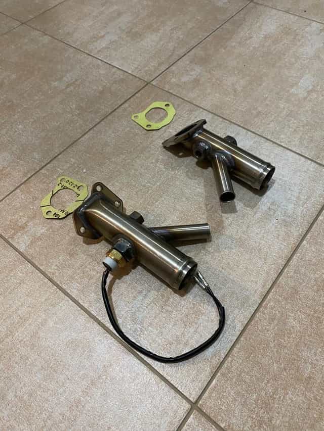 Nissan Patrol M57 SWAP - Nerezová přípojka vodního okruhu