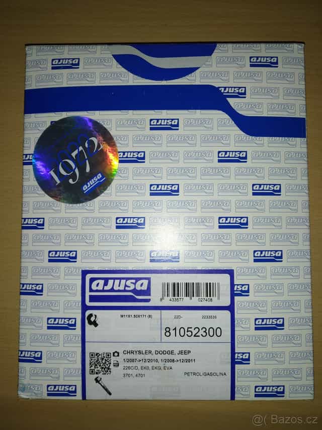 Šrouby hlavy Jeep 3.7 V6, 4.7 V8