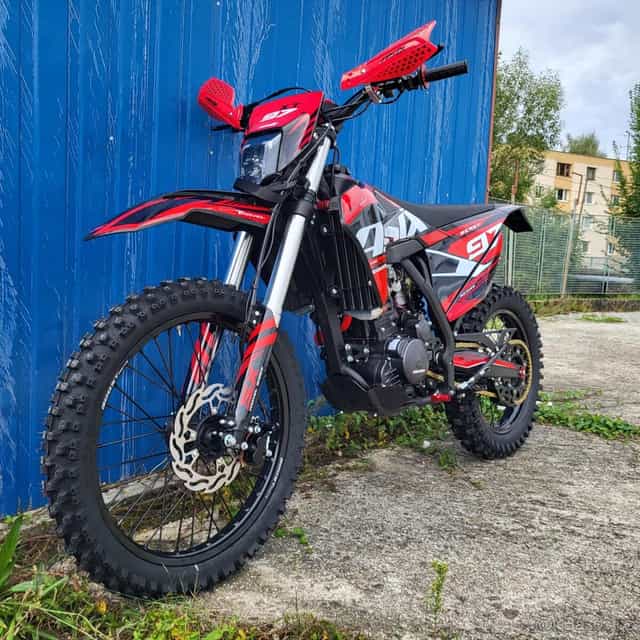 Enduro ASIX XT97 300cc vodník 21/18 červený