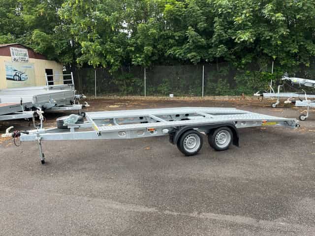 Autopřepravník, přívěs přeprava aut, ložná 455x205cm,130km/h