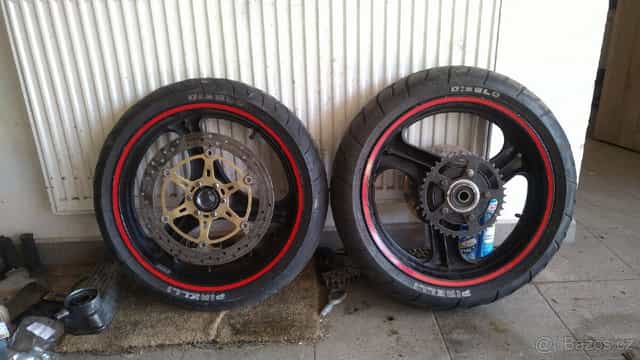 Motardová kola KTM EXC + Brzdový adaptér